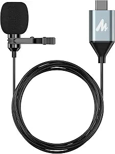 MAONO USB-C Lavalier Microphone, 192kHz/24bit for Interview and Vlogging