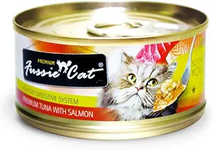 Fussie Cat Wet Food, Cat: Tuna & Salmon, 2.8Oz Can