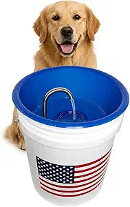 5-Gal (19L) Dog Water Dispenser & Fountain for Large Dogs, Anti-Splash Design with UV-C Filtration, XL Capacity, Keeps Floors Dry  Freedom Pet Fountain