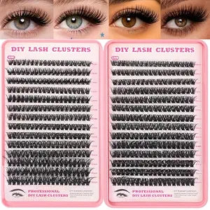 Lash Clusters 80D 100D Volume Thick Manga Lashes Clusters Eyelash Extension