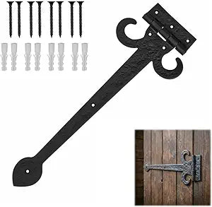 Mystic Colonial Heavy Duty Strap Hinge for Gates and Doors Decorative Large 17"