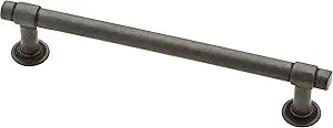 Franklin Brass Francisco (10-Pack) Cabinet Handles 5-1/16" Hole Center Pulls | Soft Iron Hardware Kitchen Door, Drawers, Dressers, Furniture P29618K-SI-B