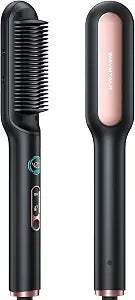 Wavytalk Hair Straightener Brush, Sleek Sweep Ionic Straightening Brush