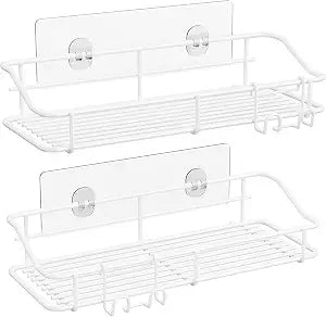 Nieifi Shower Caddy Adhesive, Shower Shelves, Shampoo Holder for Bathroom