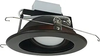 Nora Lighting NLCBC-66930XBZBZ Nora Lighting NLCBC-66930X Cobalt Adjustable 6" LED Adjustable Recessed Trim - 3000K - 1000 Lumens