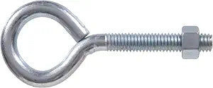 Hillman Eye Bolts with Nuts, 5/16in x 3-1/4in, 8 Pack, Zinc