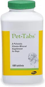 Pet Tabs Original Formula Vitamin Supplement, 180 Count