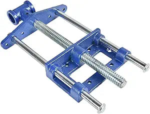 findmall 9 Inch Woodworking Front Vise Heavy-Duty Steel and Cast Iron Front Bench Vise - Fit for Woodworking Projects