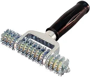 Bon Carpet Seam Roller  5 in. Single Star-Wheel Roller with Extra-Wide Head for Even Pressure and Strong Seam Bonding  Professional Carpet Installation and Adhesive Set Tool