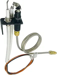 MENSI Electronic Ignition Pilot Assembly 350-P, 24-Inch Leads, Compatible with Dexen 6003 Series Gas Valve, Natural Gas, Metal Construction