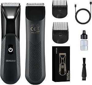 Manscape Body Hair Trimmer, Rechargeable Pubic Hair Trimmer for Men