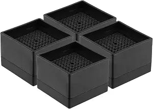 Antrader 1.5 Inch Bed Risers,4Pcs Heavy Duty Furniture Risers 2.28" �� 2.28"
