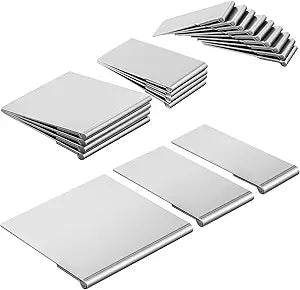 Hicarer 20 Pcs Pull Plate Kit Auto Body Repair Kit Heat Auto Body Weld and Pull Clamp Complete Set Treated Steel Plates (1", 1.5", 3") for Automotive Damage Repair