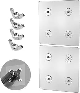 Non VESA Monitor Mount Adapter - 2PCS/LOT 75x75 mm VESA Adaptor Mount for Monitor Without Holes for 10,12,13,15.6,16,17,17.3,18.5,19,22 inch Flat Panel Monitors Load Capacity 5-11lbs