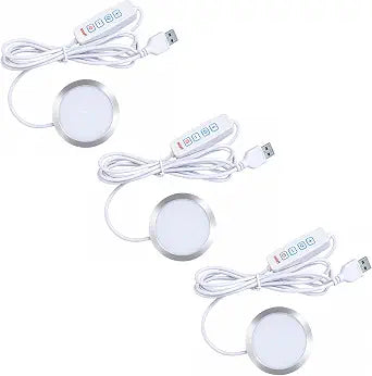 USB Puck Light, Dimmable & Memory Lighting Under Cabinets Light (3)