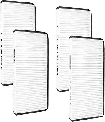 4Packs Replacement Filter Compatible with Panasonic Models FV10VE1, FV-10VE1, FV10VEC1, FV-10VEC1, Projector Cartridge for Panasonic Replaceable Air Filter Cartridge