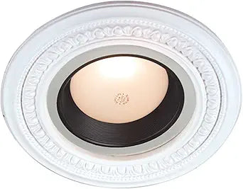 Renovators Supply 9 x 5 Recessed Light Trim Medallion White