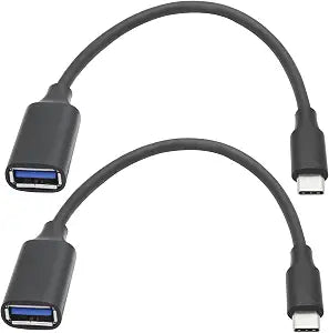 Short USB C to USB A Extension Adapter Cable 7", USB 3.0 with OTG Function
