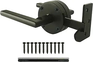Two Sided Gate Latch,Gate Latch for Outdoor Fence, Wooden Gates, Pool Gates, Backyards, Gardens; They can Also be Used as Door Handles and Two-Way Door Locks, Gate Hardware.
