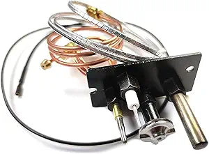 10002264 Natural Gas Pilot Assembly Replaces for HHT, Majestic, Temco, Vermont Castings, Dutchwest, Fireplace and Stoves, 3 Way SIT Pilot Assembly Insert Parts with Thermocouple