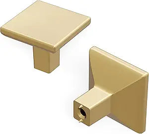 Hickory Hardware Solid Core Kitchen Cabinet Knobs, Luxury Cabinet and Dresser Knobs, Handle Pulls for Doors & Drawers, 1-1/4 Inch, Champagne Bronze, Skylight Collection(Pack of 10)