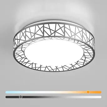 Lightania 12 Inch Bird's Nest Flush Mount Ceiling Light, 20W, 5CCT