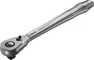 WERA 05004064001 8004 C Zyklop Full Metal Ratchet with Switch Lever, 1/2" Drive