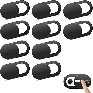 Laptop Camera Cover Slide, [10 Pack] Ultra-Thin Webcam Cover Compatible with Camera for MacBook,Laptop,PC,Computer,iMac,iPad. 0.022in Thick Web Blocker Protect Your Privacy and Security