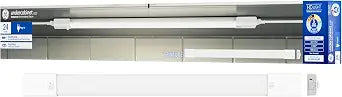 GE LED HD+ Undercabinet Light Fixture, Linkable Integrated Slim Profile Fixture for Kitchens, High Definition Light in 5 Color Temperatures, Plug-In, 24in (1 Pack)