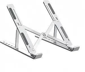 Aluminum Foldable Laptop Stand for Desk, Tablets and 10-17" Laptops