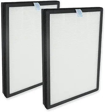 PUREBURG Replacement Filters Compatible with HIMOX H04 Air Purifier,2-Pack H13 HEPA Activated carbon 2-in-1 4-Stage Filtration Air Clean VOCs