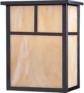 Maxim Lighting Coldwater 2-Light Outdoor Wall Light | Burnished Aluminum Finish | Traditional Outdoor Light Fixture | Ideal for Porches, Patios & Garages | Dimmable Wet Rated | 4051HOBU