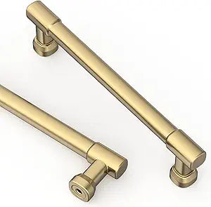 Asidrama 10 Pack 5 Inch(128mm) Champagne Bronze Cabinet Pulls Kitchen Cabinet Handles Champagne Kitchen Cabinet Hardware for Cupboard Drawer
