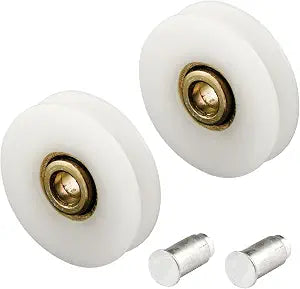 Prime-Line B 707 Sliding Screen Door Spring-Loaded Roller Assembly, High Density (2 Pack)