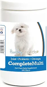 Healthy Breeds Maltese All in One Multivitamin Soft Chew 120 Count