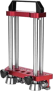 Metal Bender Tool, Sheet Metal Roller, 2 Station Sheet Metal Edge Roller & Metal Break Bender, 0-100 Bending Range, Lightweight Portable 7in Metal Roofing Fabrication Tool