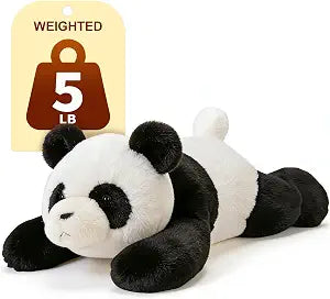 32inch 5Lbs Panda Weighted Animals, Large Big Panda Weighted Pillow Plush Toy, Cute Giant Bear Panda Stuffed Animal Gift Kids Boy Girl, Adult, Birthday