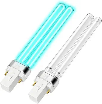 2 Pack 9W UV Light Bulb HVAC Bulb Replacement UVC G23 2 Pin Base