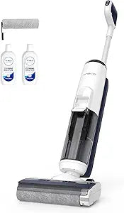 Tineco iFLOOR 5 Breeze Complete Wet Dry Vacuum Cordless Floor Washer, One-Step Cleaning for Hard Floors, Edge Clean, Auto Self-Cleaning, Lightweight & Cordless Design