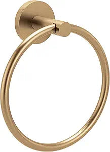 Moen Arlys Bronzed Gold Modern Bathroom Hand Towel Ring, Y5785BZG