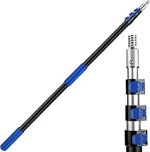 3-12 FT Telescopic Extension Pole Aluminum Paint Roller & Cleaning Pole