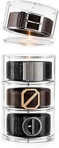 Belt Organizer for Closet, Acrylic Belt Display Storage, Magnetic