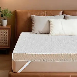 3 Inch Gel Memory Foam Mattress Topper Queen Size - Cooling Bed Pad for Back Pain Relief, Pressure Dispersing Mattress Pad for Bedroom RV, College Dorm (60x80 Inch)