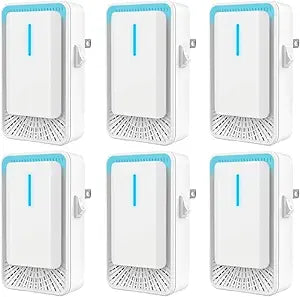 Air Ionizers Purifier for Home: 2026 Upgraded Negative Ion Generator,Air Freshener for Bedroom Bathroom Kitchen Pet Room, Quiet Filterless Ionic Air Cleaner for Smoke Dust, 6 Pack