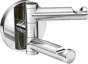 Moen YB0402CH Align Modern Double Swivel Robe Hook, Chrome