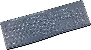 Silicone Keyboard Cover for Logitech K270 MK295 MK275 MK270 Wireless Keyboard, Logitech K200 K260 K270 MK200 MK260 K270 K275 K295 Keyboard, Transparent