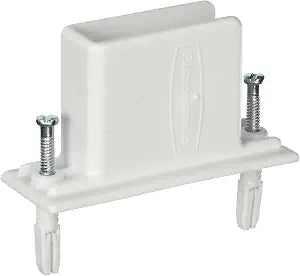 Rubbermaid Direct Mount Non-Adjustable Closet System Closet Organizer Tool White 25-count