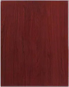Flash Furniture Glenbrook 24" x 30" Rectangular High-Gloss Mahogany Resin Table Top with 2" Thick Edge