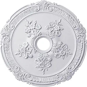 26"OD x 3 3/4"ID x 1 1/2"P Attica with Rose Ceiling Medallion (Fits Canopies up to 4 1/2")