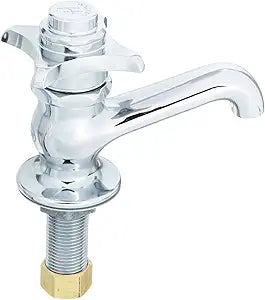 Central Brass 0255-H Self-Close Single Handle Basin Faucet in Chrome